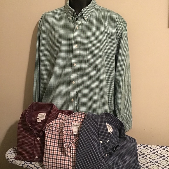L.L. Bean Other - 🔥Best offers, L.L.BEAN, 4 long sleeve shirts, new cond. chest=28/length=32,